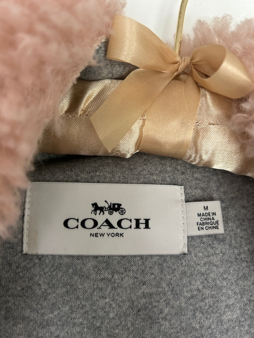Cozy Sherpa Zip Jacket - Blush Pink - Picture 2 of 6